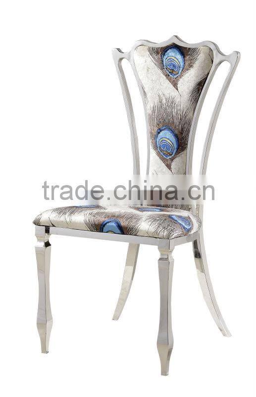 B353 New arrival velvet fabric dining Chair