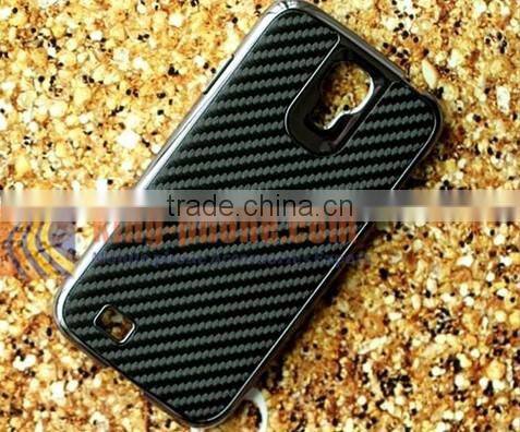 For Samsung S4 natural Carbon Fiber Hard Case,Carbon Fiber Hard Case