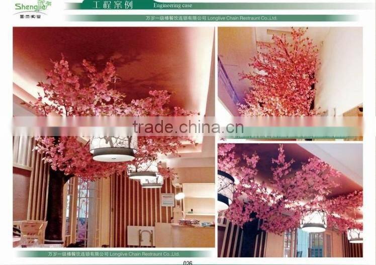SJLJ013087 factory wholesale artificial silk flower for wall decoration