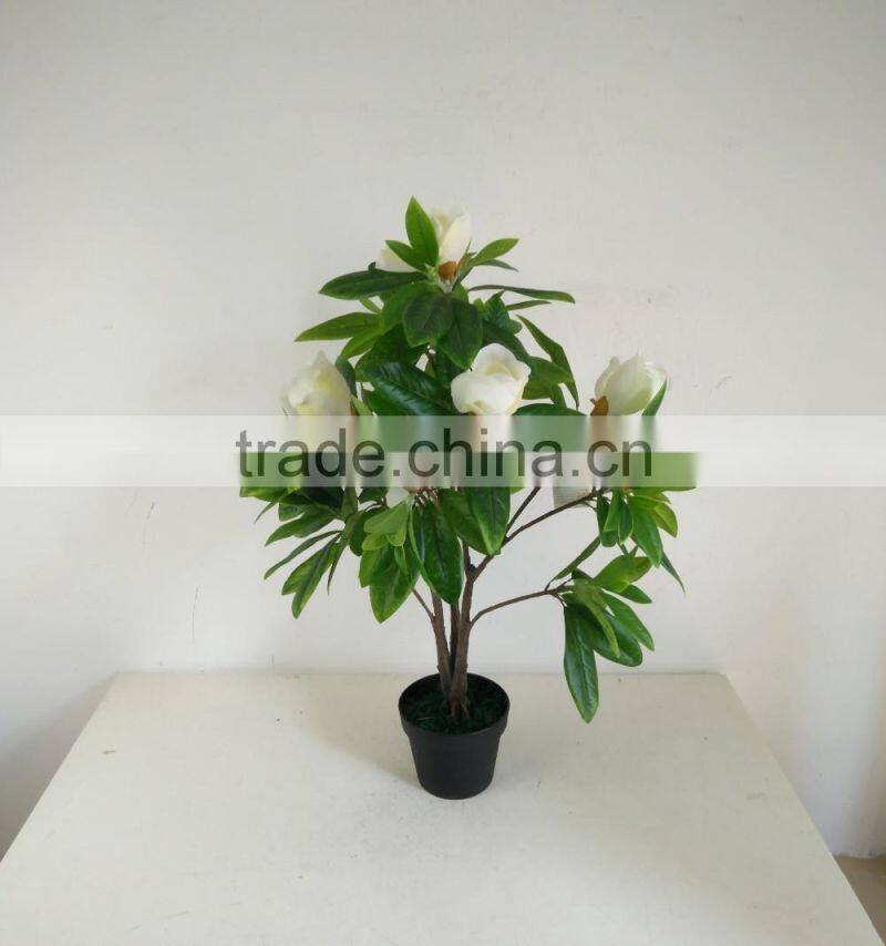 factory direct sale ornamental fake magnolia flower tree