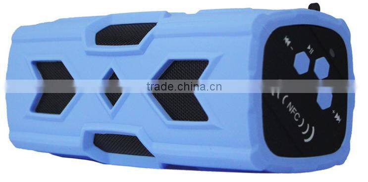2017 trending products portable dustproof NFC waterproof bluetooth V4.0 speaker