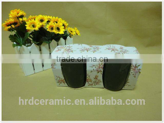 Personalized printing ceramic cup with double colorful