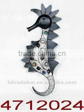 colorful beans metal fish for wall art