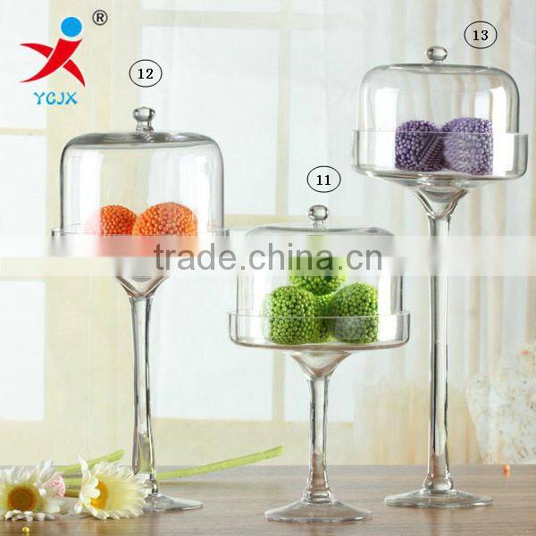 Heat resistant seal and clear Storage for Whole grains/Transparent glass container for candy &tea with transparent lids