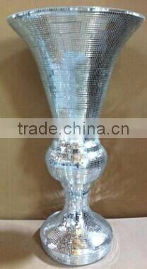 Large flower vases fiberglass flower holder artificial fiberglass flower pots for floor decoration