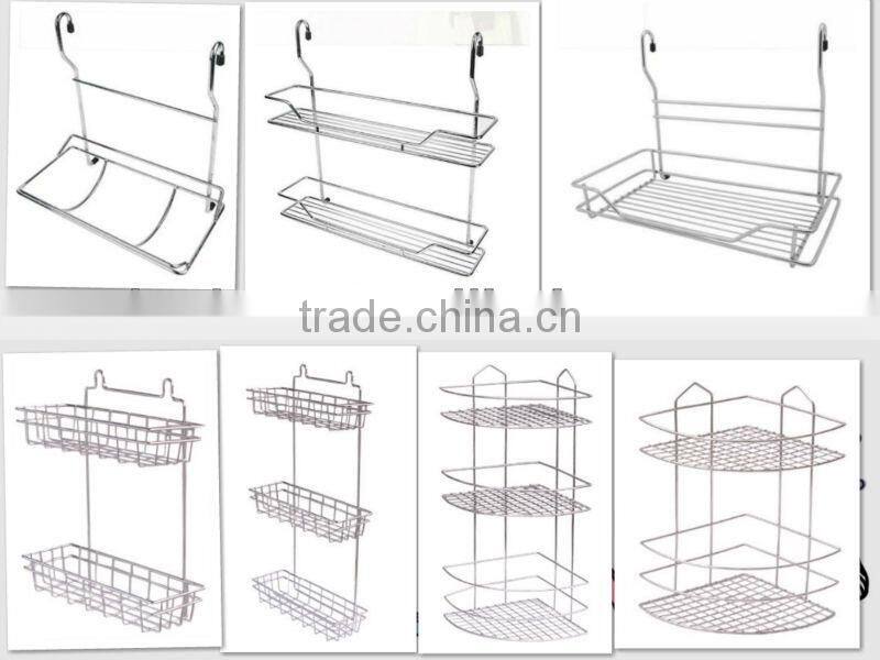 bathroom metal shower corner shelf /triangle bathroom corner shelf