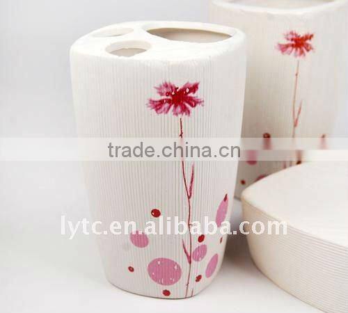 elegant style ceramic bathroom set