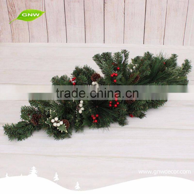 GNW CHGR-1607031 Customized Promotional Cheap PVC Christmas candle garland for sale