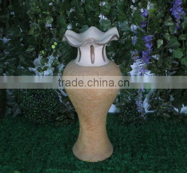 Home decoration fiberstone vase/ antique vase / decoration vase