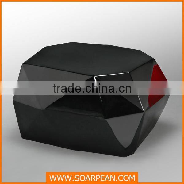 multifunctional shopping mall fiberglass stool chair with flowerpot