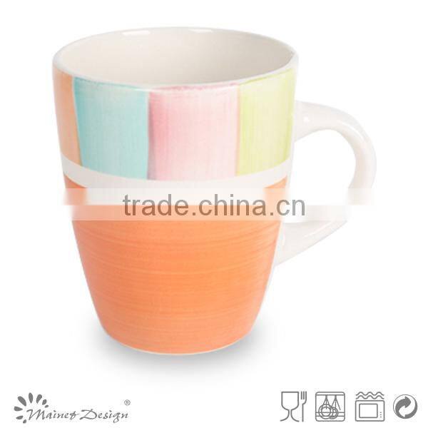 handpainted 12oz fine personalized eartherware mugs