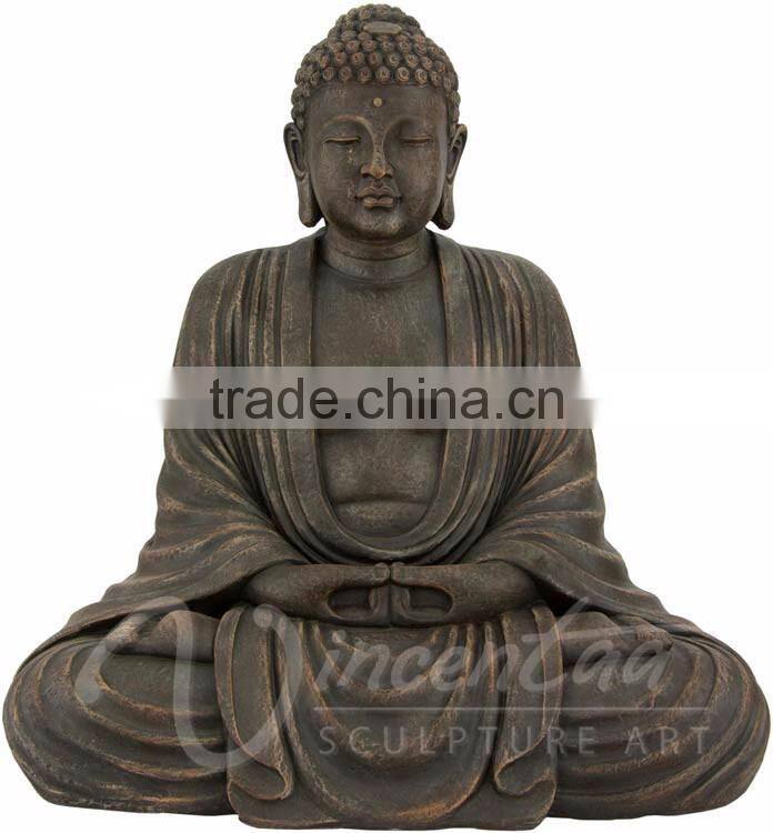 China supply outdoor large metal crafts bronze life size buddha for sale