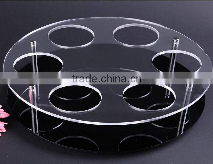 acrylic cosmetics display design showcase/display stand