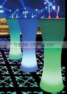 LED illuminated cocktail table/LED cocktail table for events/party