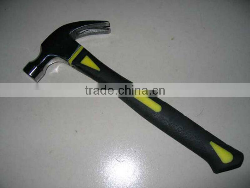 British/American claw hammers with hictory/plastic-coating/steel/wooden handle&one piece roofing hammer
