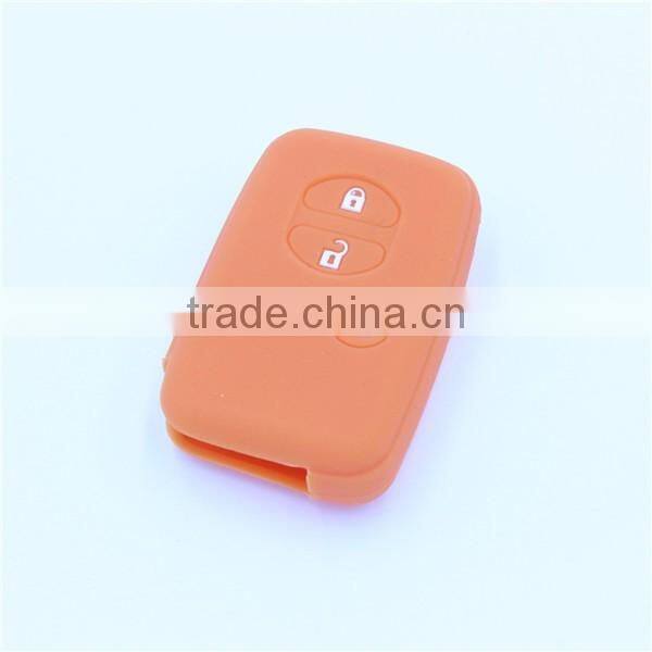 Silicone 3 Buttons Car Remote Fob Shell Key Holder Case Skin Cover for Toyota Land Cruiser Prado(2010) Camry Highlander Prado