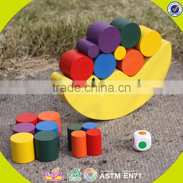 Wholesale most popular wooden balance game toy interesting kids wooden balance game toy W11F010