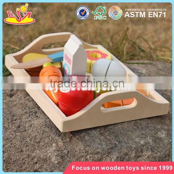 wholesale preschool food set toys wooden kids play food new design wooden kids play food W10B184