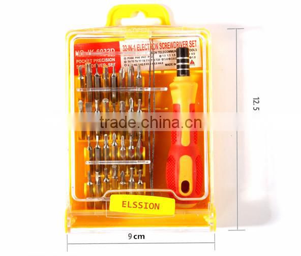 Repairing kit 32 in 1 screwdriver bits set