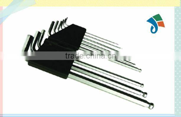 Long hex and ball key 9pcs/set