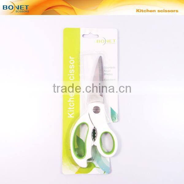 S52010G2 9" chef stainless steel kitchen scissor multi purpose