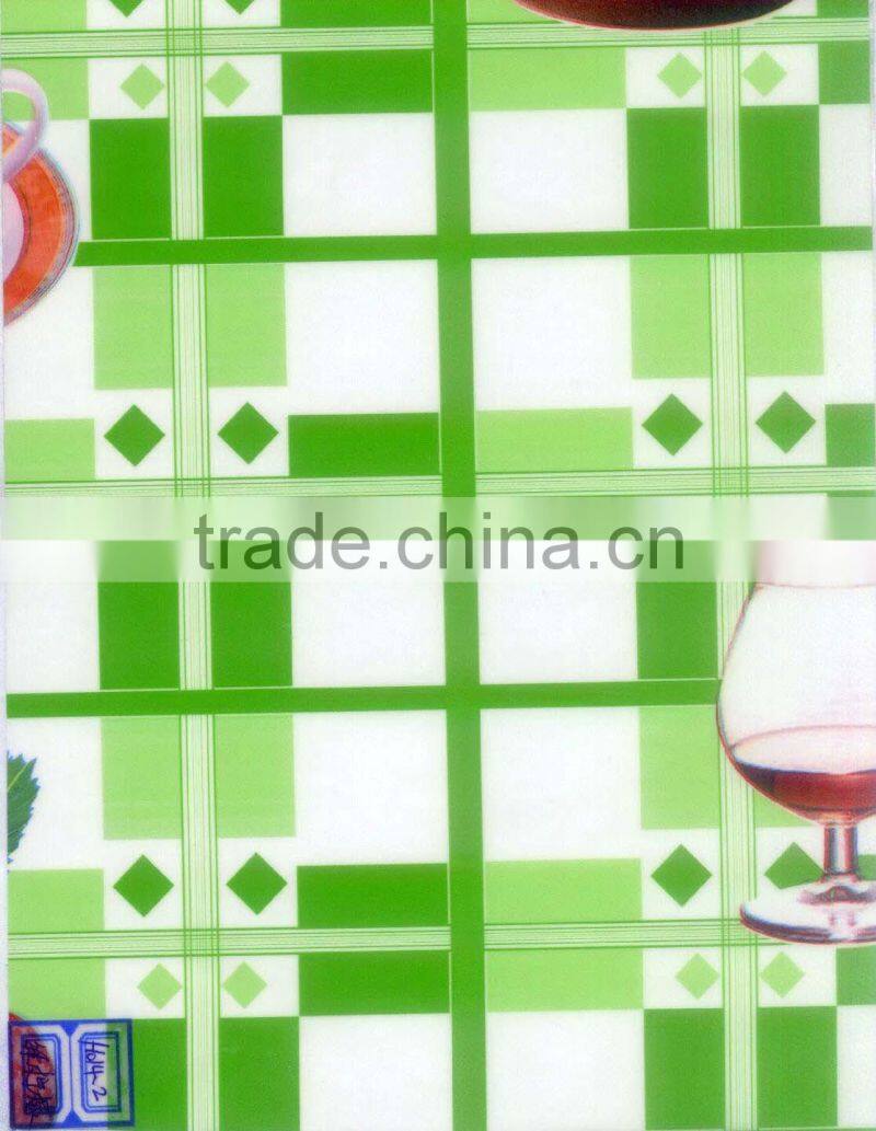 2016 NEW Style Designed HOT SELL Fashion Printed Fruit PVC clear round table cover