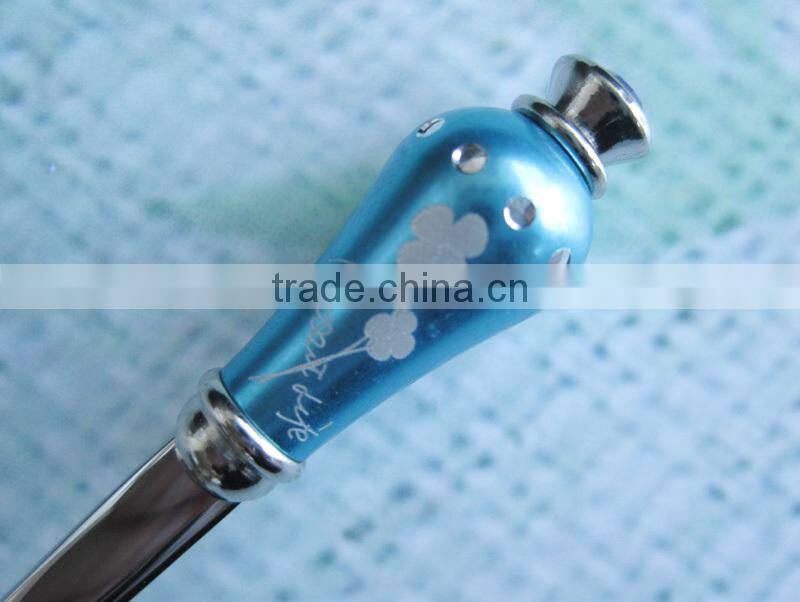 jieyang aluminum handle stainless stir spoon;decor spoon