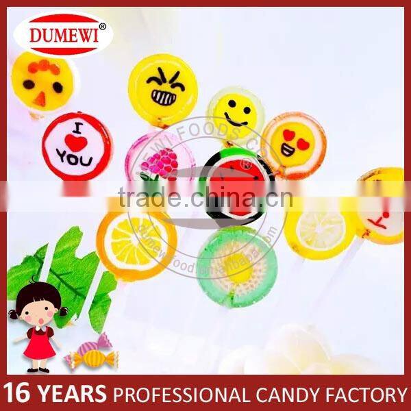 Christmas Decoration Candy Rainbow Swirl Hard Lollipop Candy