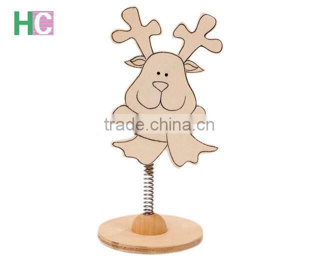 2017 new design cheap woode memo clip for kids