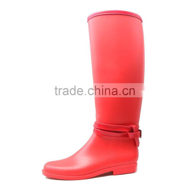 2017 wellington boots pvc rain boots with pu cummerbund