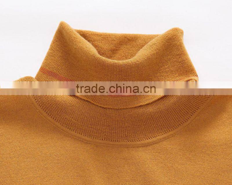mens high quality pure wool standard style turtleneck sweater