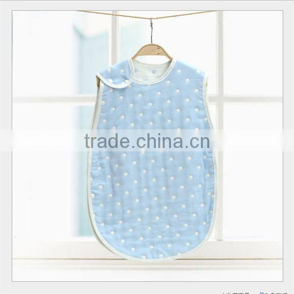 Baby Sleeping Bag Sleepwear Nursery Swaddling Blankets Bodysuit/Baby baby vest gauze sleeping bag