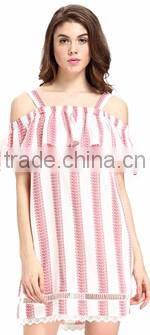 Domin fashion sexy sleeveless printing bodycon dress