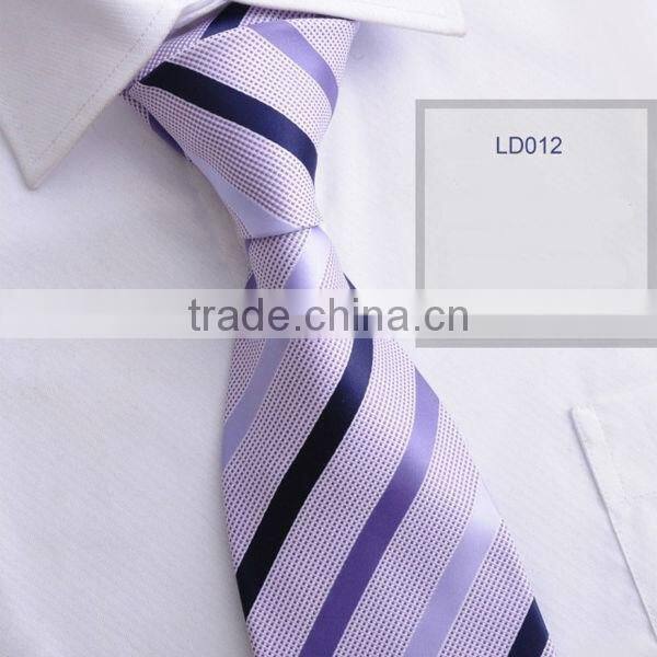 2014 Men's new fashion 100% silk striped tie,custom necktie