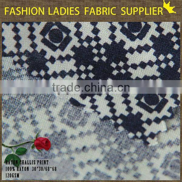 shaoxing cichengtex fashion soft handfeeling woven 100% printed rayon fabric