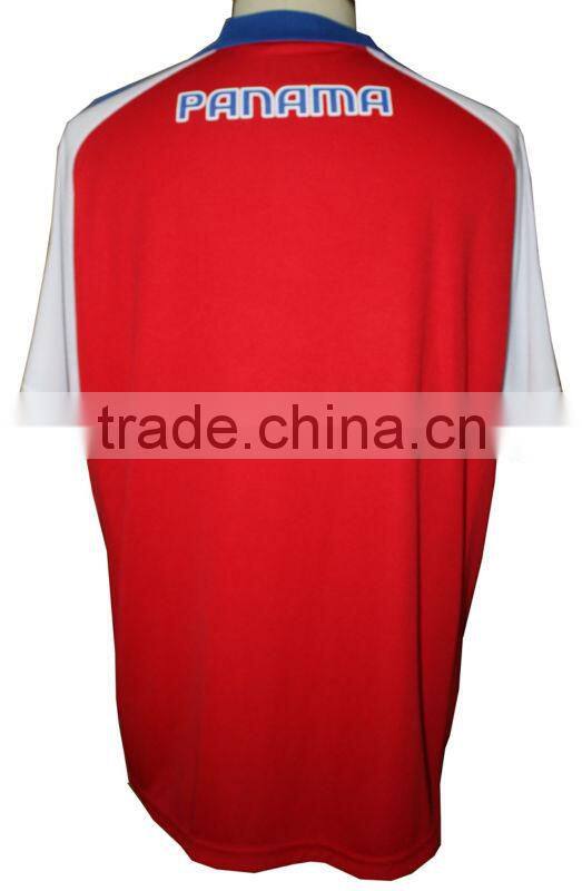 Custom design sublimation t-shirt with polyester fabric