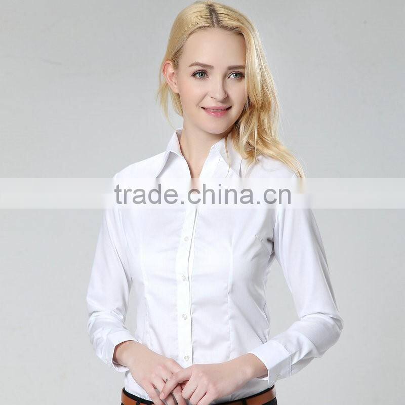 cheap made to measure cotton white long sleeve shirt