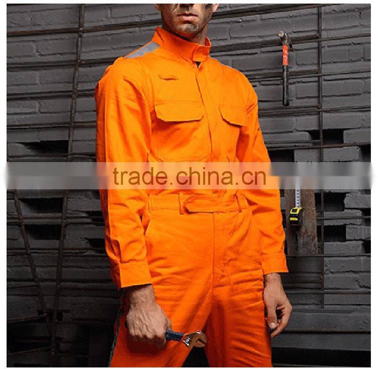 Wholesale Blue Color 100 Cotton Mechanic Working Coverall
