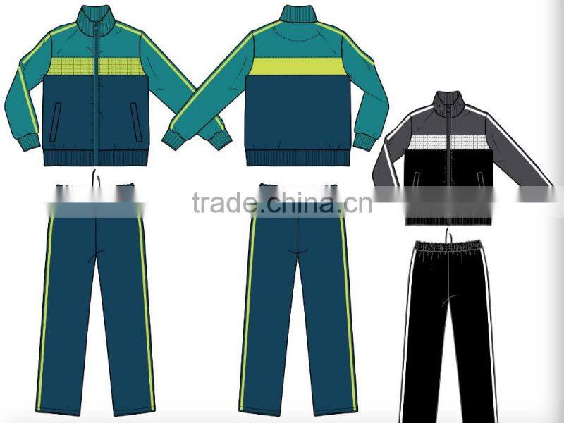 2016 Men's sportswear trainer suit Runing clothes polytricot riding wear