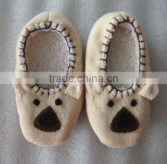 Ladies hand knitted animal disign indoor patterned ankle socks