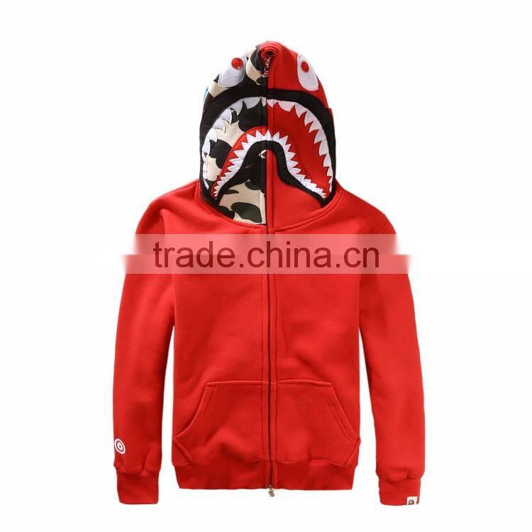 men pullover hoodie men fleece pullover hoody special cool printed track coat OEM