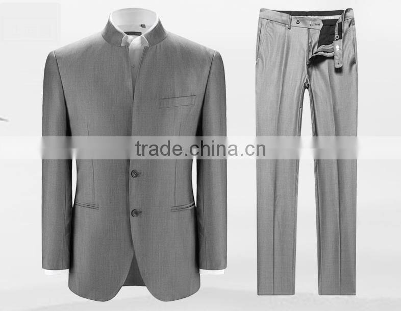 Wholesale Stand Collar 2-Button Formal Dresses Wear For Men