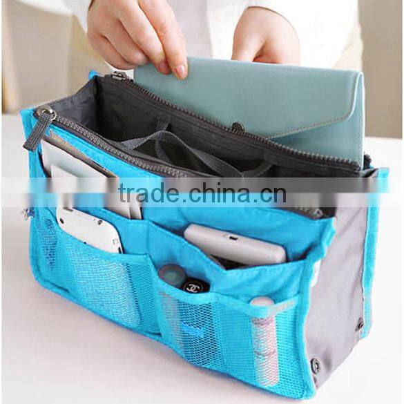 New Women Travel Insert Handbag Organiser Purse Large liner Organizer Tidy Bag Pouch 7907#