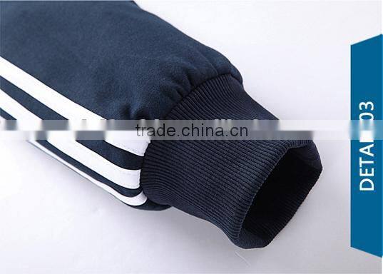 wholesale custom made high quality lovers' mens cotton sweat track suit