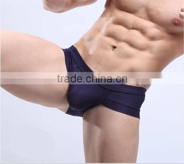 Hot sale low moq. apparel of fun brand men's 3D U convex design sexy men briefs