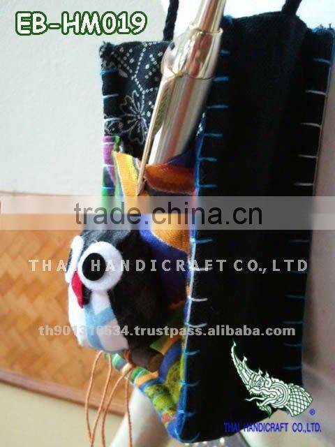 Thai Handmade Owl Call Phone bag Mobile bag