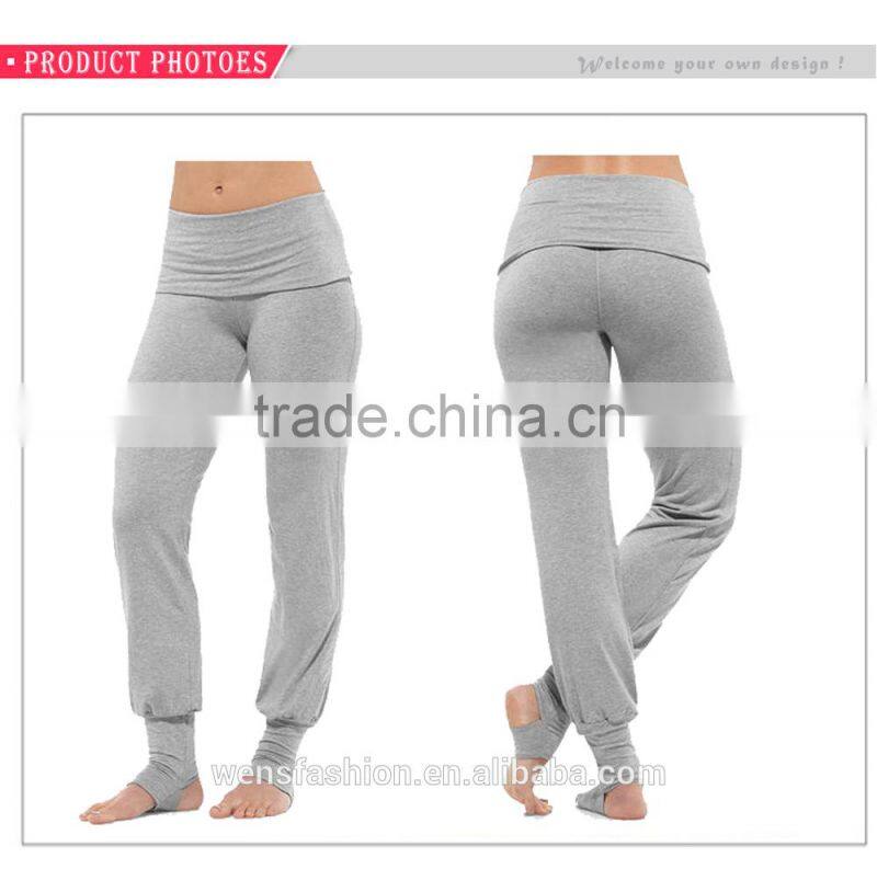 Hot Sale Sports Clothes loose yoga long Pants women sexy sport pants
