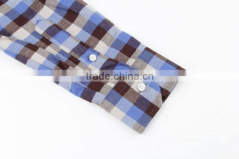 mens long sleeve plaid casual flannel shirts