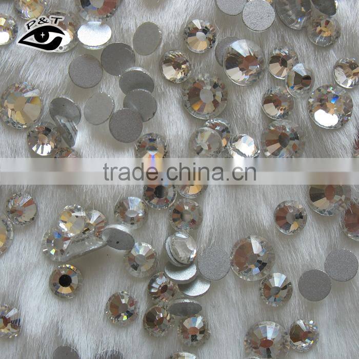 3MM SS10 Flat back shiny crystals for dress decorations