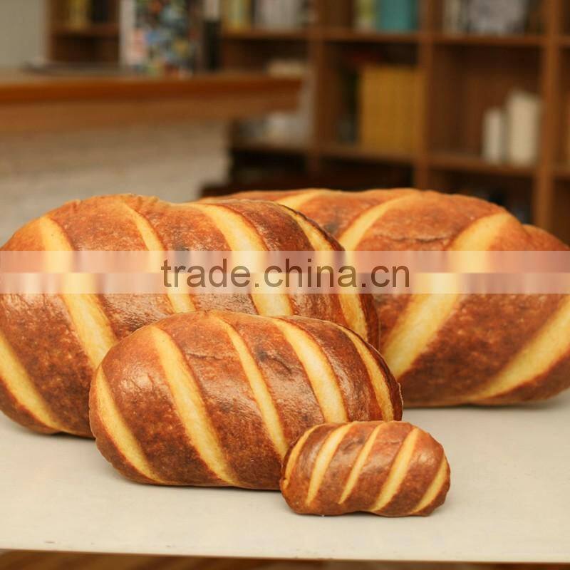 Creative simulational plush bread shape pillow funny food nap pillow and cushion kids toy birthday gift for children